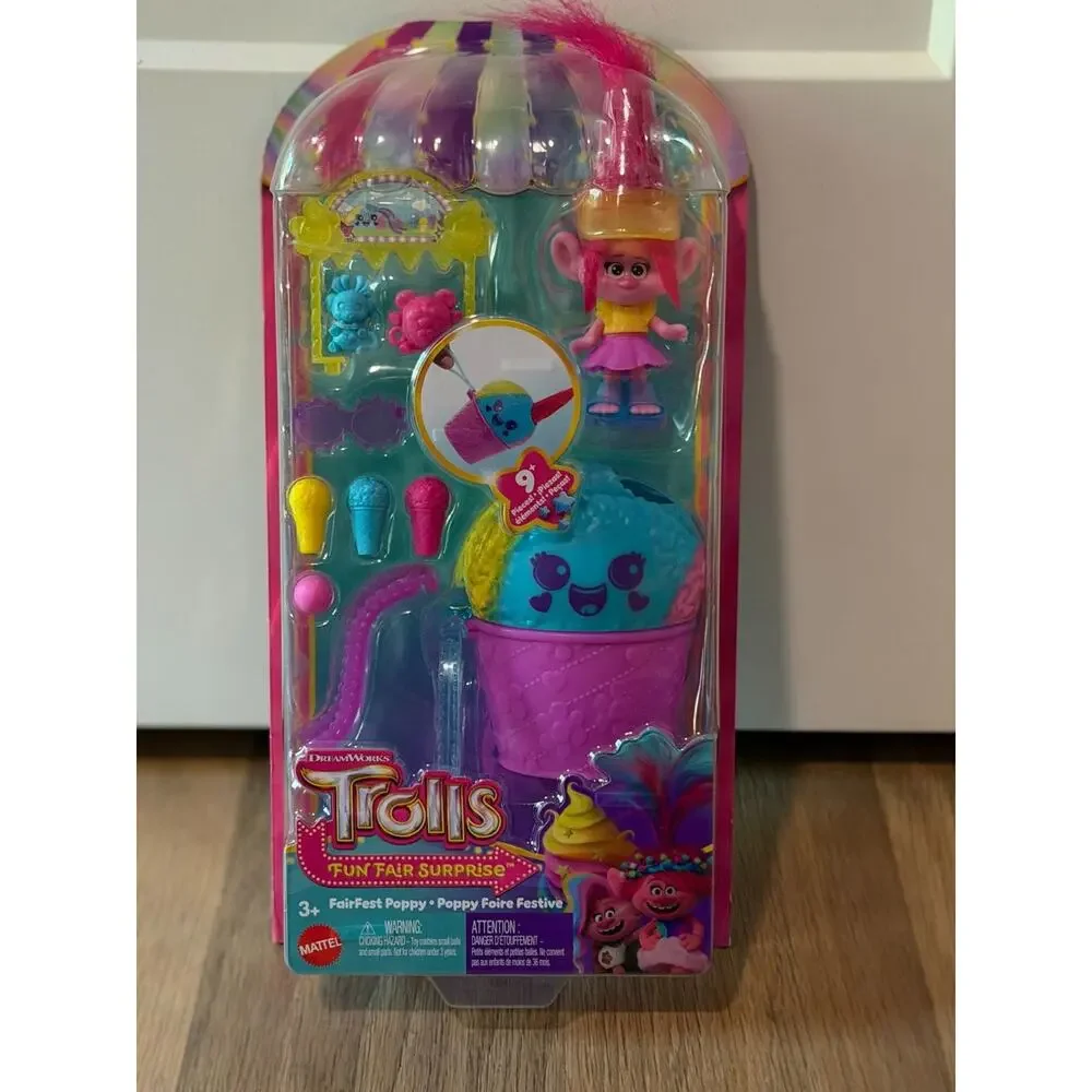 DreamWorks Trolls Fun Fair Surprise FairFest Poppy Playset With Accessories By M